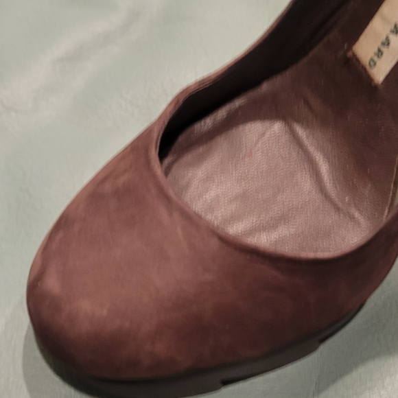 Camilla Skovgaard Pumps with "Saw" Platform, Metal Effect Heels. US 7, Euro 37. - Picture 14 of 14